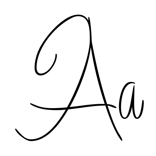 Bundey Script PERSONAL USE Font icon