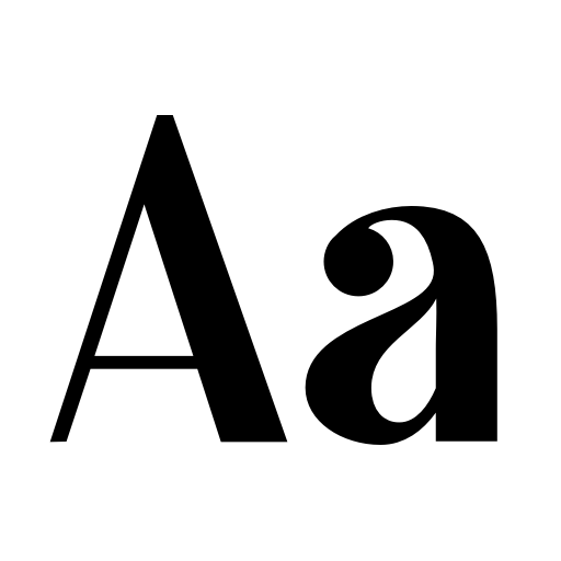 Burgundy DEMO Font icon