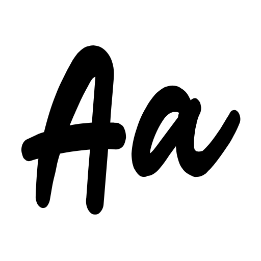 Burgundy Font icon