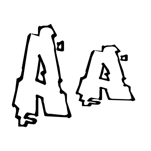 Burlesque Font icon