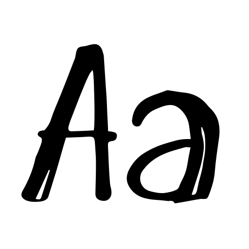 Burn Wood Font icon