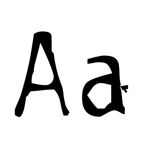 Burned Gothic Font icon