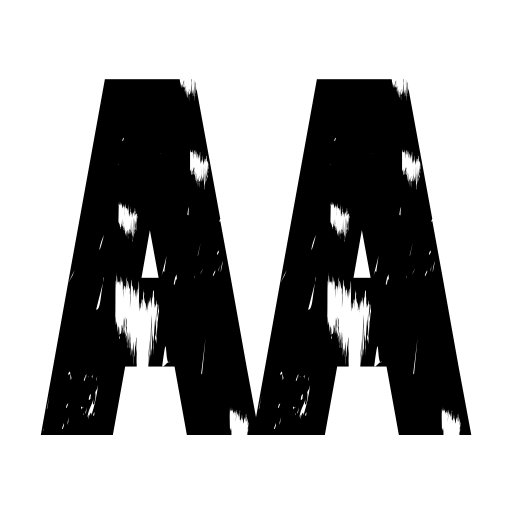 Burned Font preview