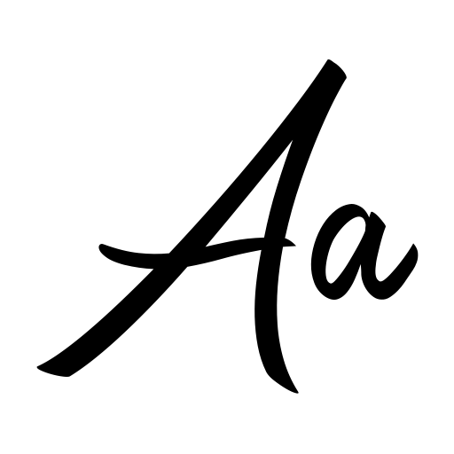 Burning Heart Personal Use Font icon