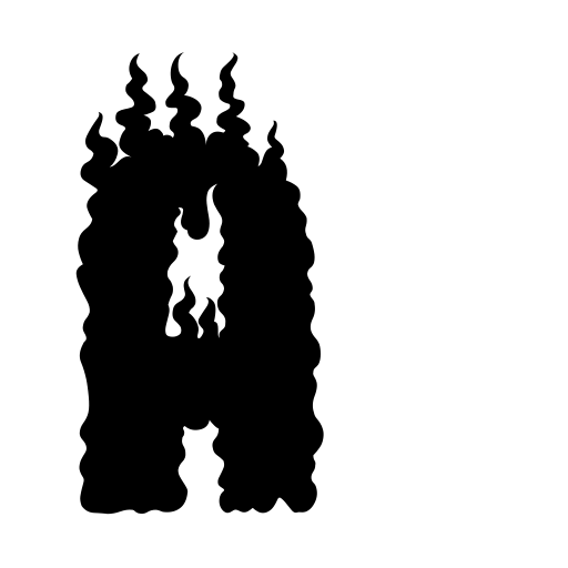 BURNING MAN Font icon