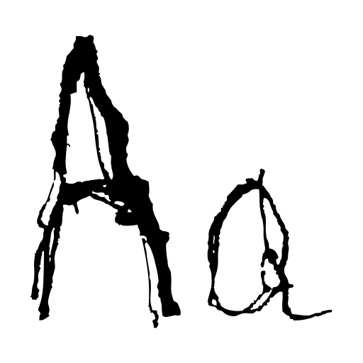 Burton Scratch Font preview