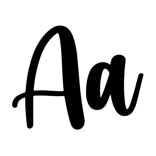 Butter Creamy Font icon