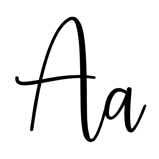 Butter Jelly Font icon