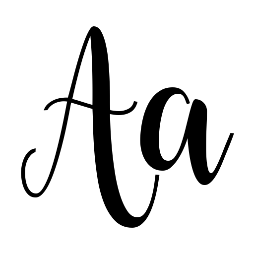 Buttercup Sample Font icon