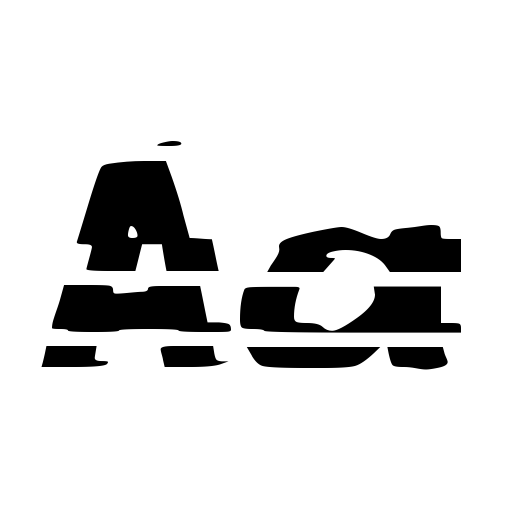 c Captain Glitch Font icon