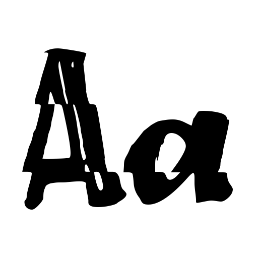 c Card Glitch Font icon