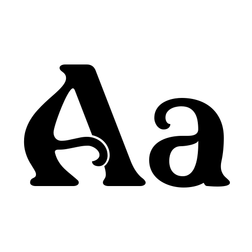 Café-Concert Font icon