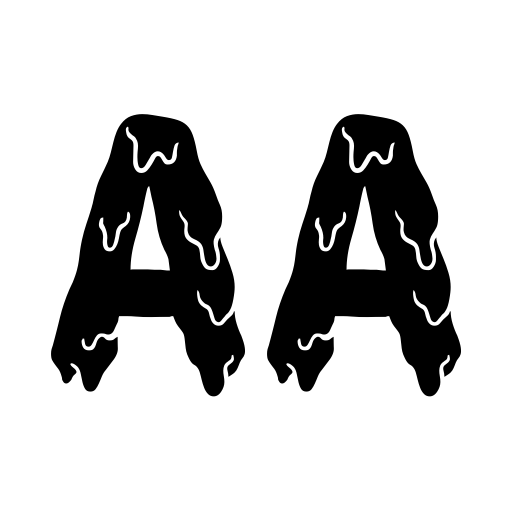 Cake Zombie Font icon
