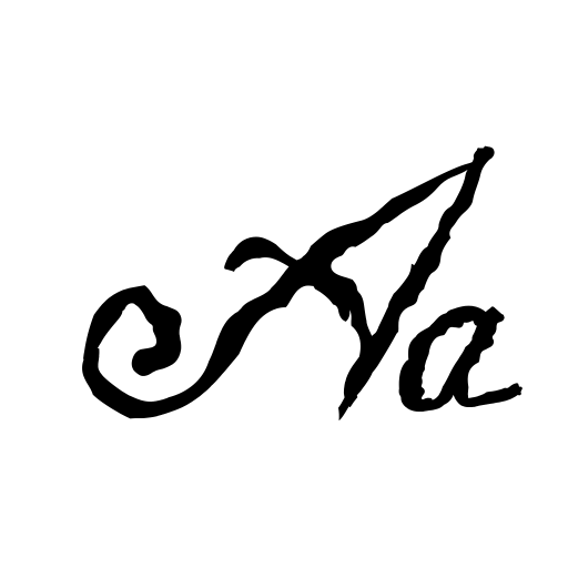 Caligraf 1435 Font icon