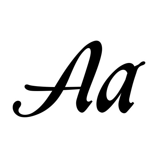 Caligraf Bold PERSONAL USE Font icon