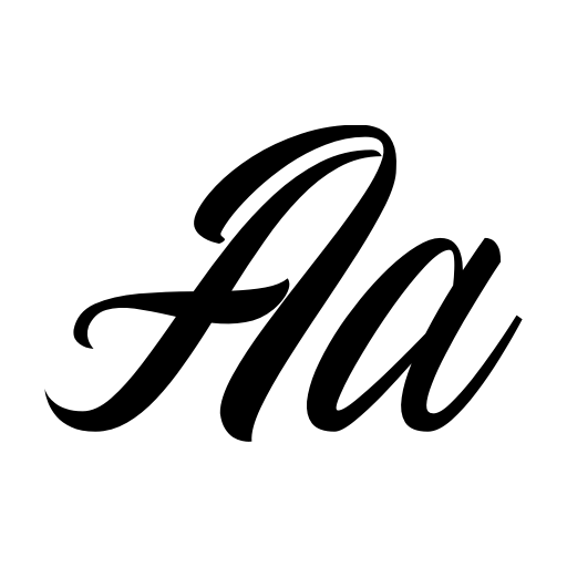Calligata Script Font icon
