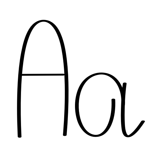 Calligraphy Font icon