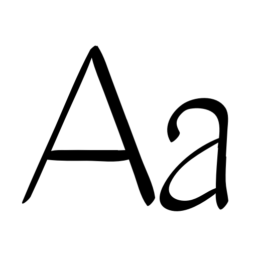 Calligraphy Font icon