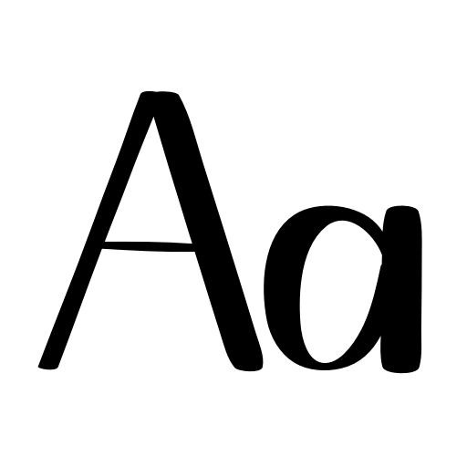 Calligraphy Font icon