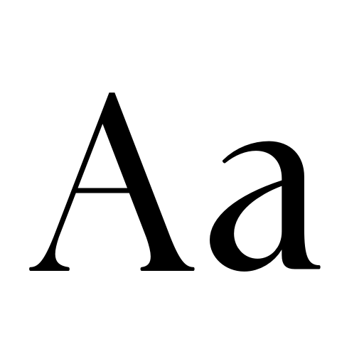 Calm Serif Font icon