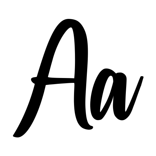 Camellia in Easter Font preview