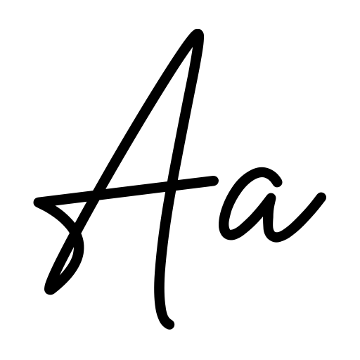 Camellia Signature Font preview
