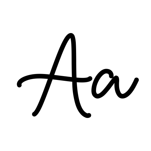 Camping Time Font icon