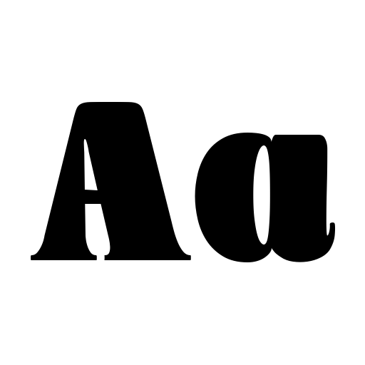 Canbera Font icon