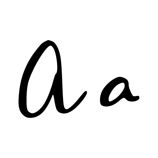 Candid Style Font icon