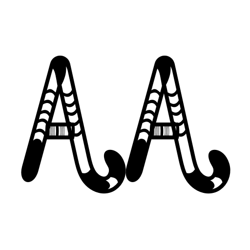 Candy Birthday Font icon