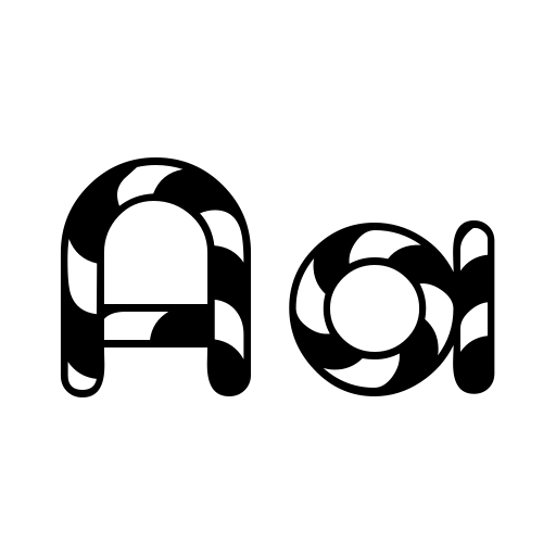 Candy Cane (Unregistered) Font icon
