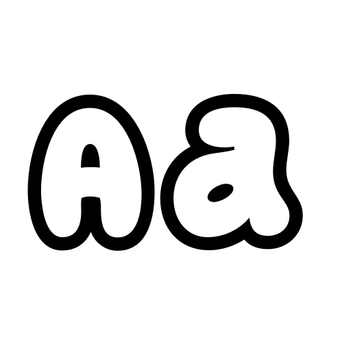 Candy coloured clown Font icon