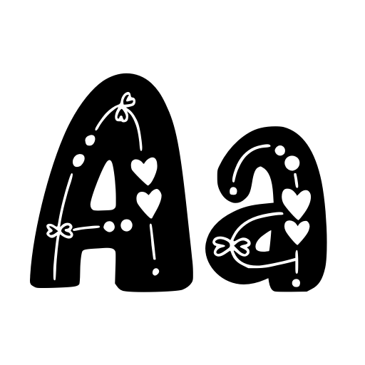 Candy Kisses Font icon