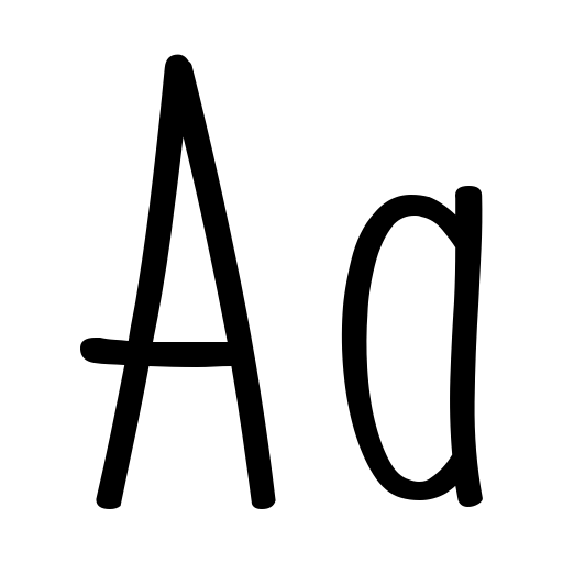 Candy Stick Font icon