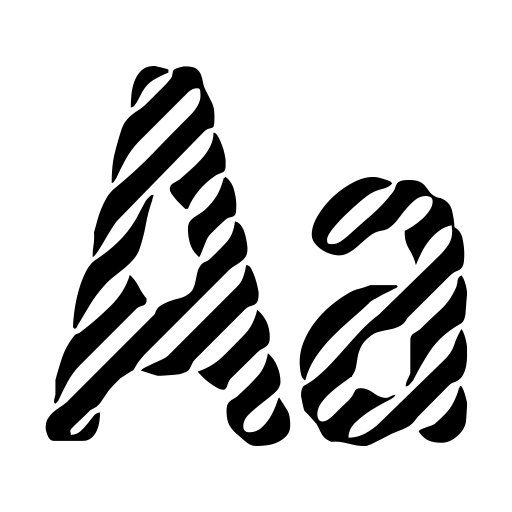 Candy Stripe (BRK) Font icon