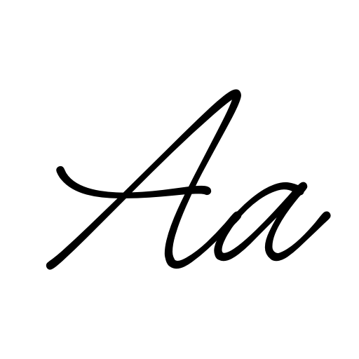 Caneta Script PERSONAL USE Font icon