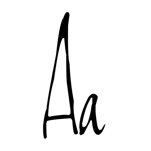 Can't write quickly in winter Font icon