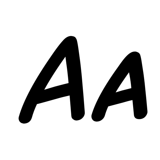 Canted Comic Font icon