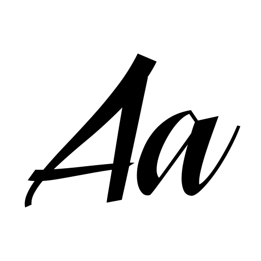 Capable of Loving Personal Use Font icon