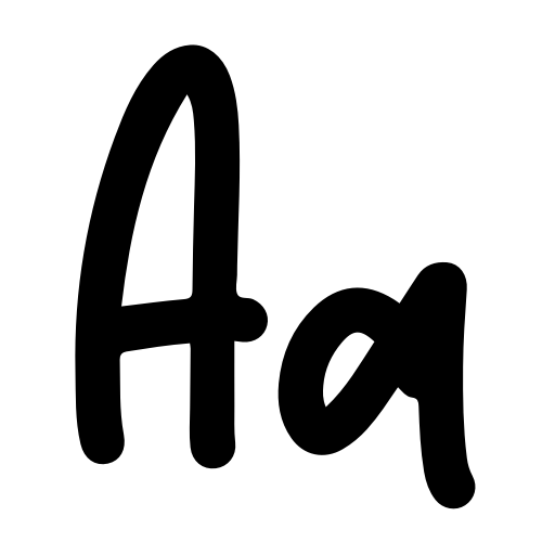 Capslock Font icon