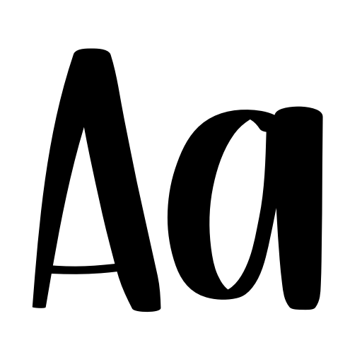 Caramel Font icon
