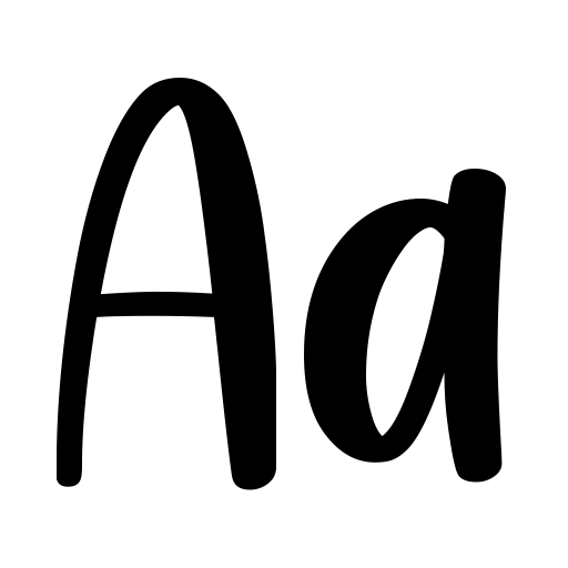 Caramel Font icon