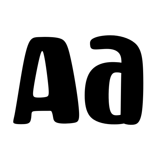 Caramel Sweets Font icon