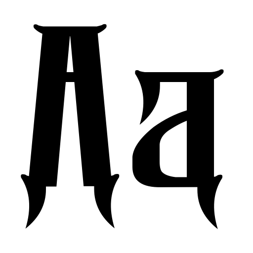 Sigil Font preview