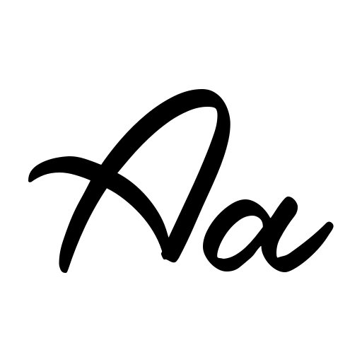 Caride Script Font icon