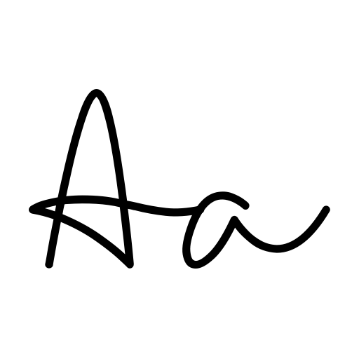Caroline Bellish Font icon