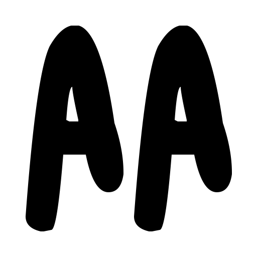Cartoon Marker Font icon