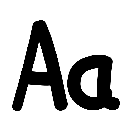Cartoon Movie Font icon