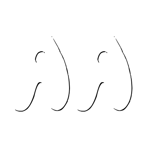 Cartoon Shadow Font icon