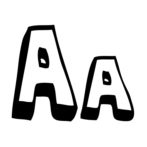 Cartoonia_3D Font preview